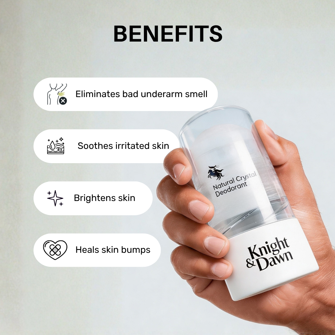 Natural Alum Crystal Roll-On Deodorant